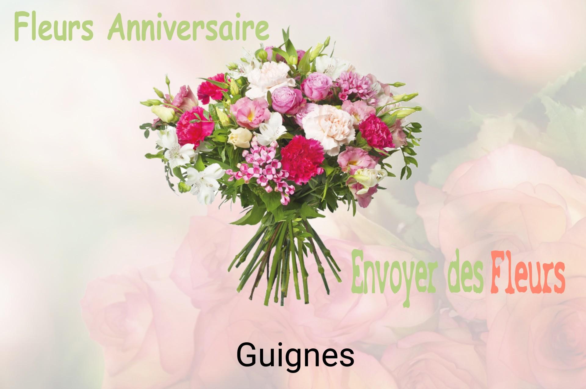 Bouquet de fleurs d’anniversaire livré à Guignes